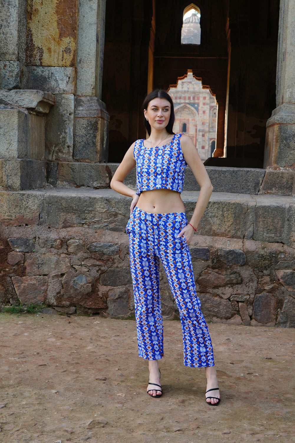 De-Code - Women- Co-Ords Set (Pant and Shirt 2Pcs)