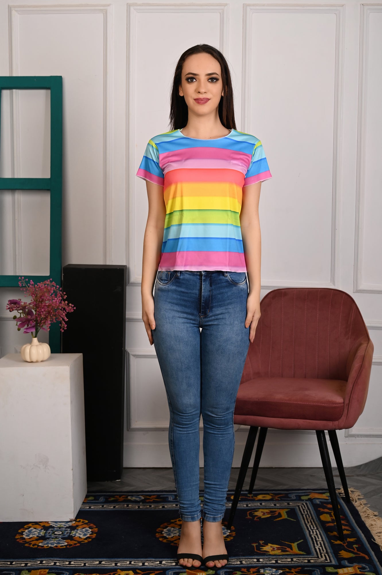 Noya - Rainbow T-Shirt for Girls