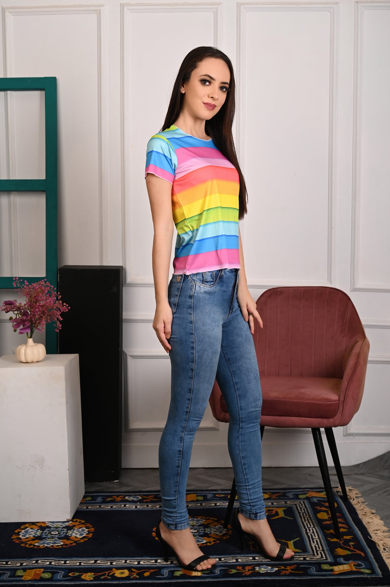 Noya - Rainbow T-Shirt for Girls