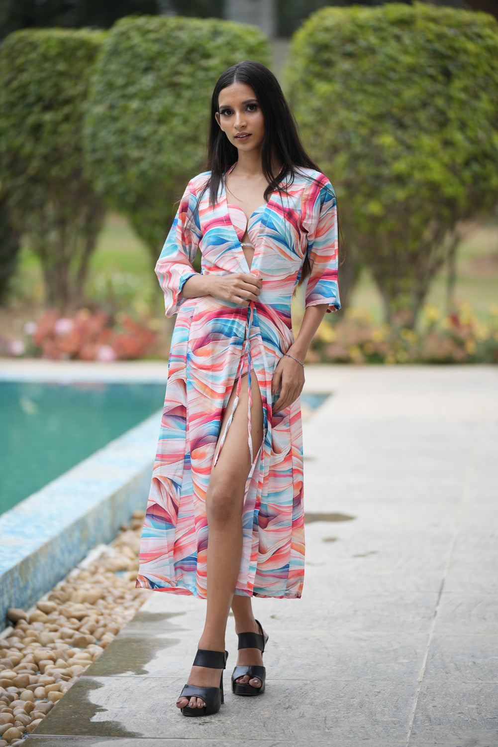 Floina - Pool- Printed Multicolor 3 Pcs set Beachwear