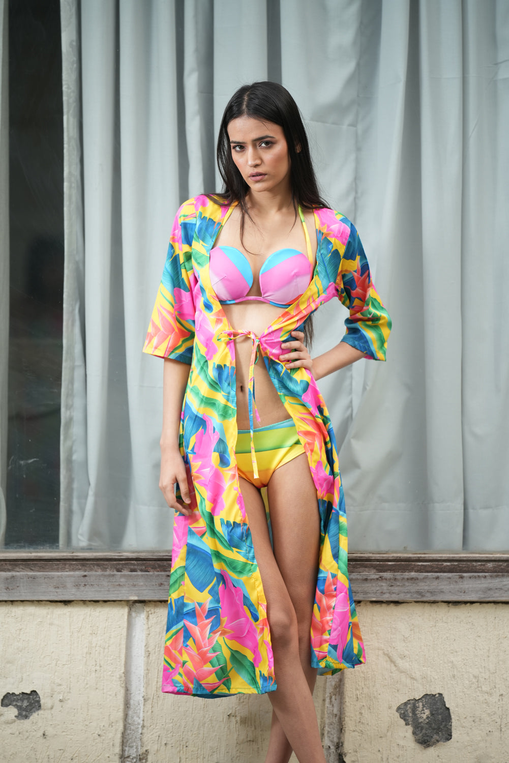 Floina - Pool- Printed Multicolor 3 Pcs set Beachwear