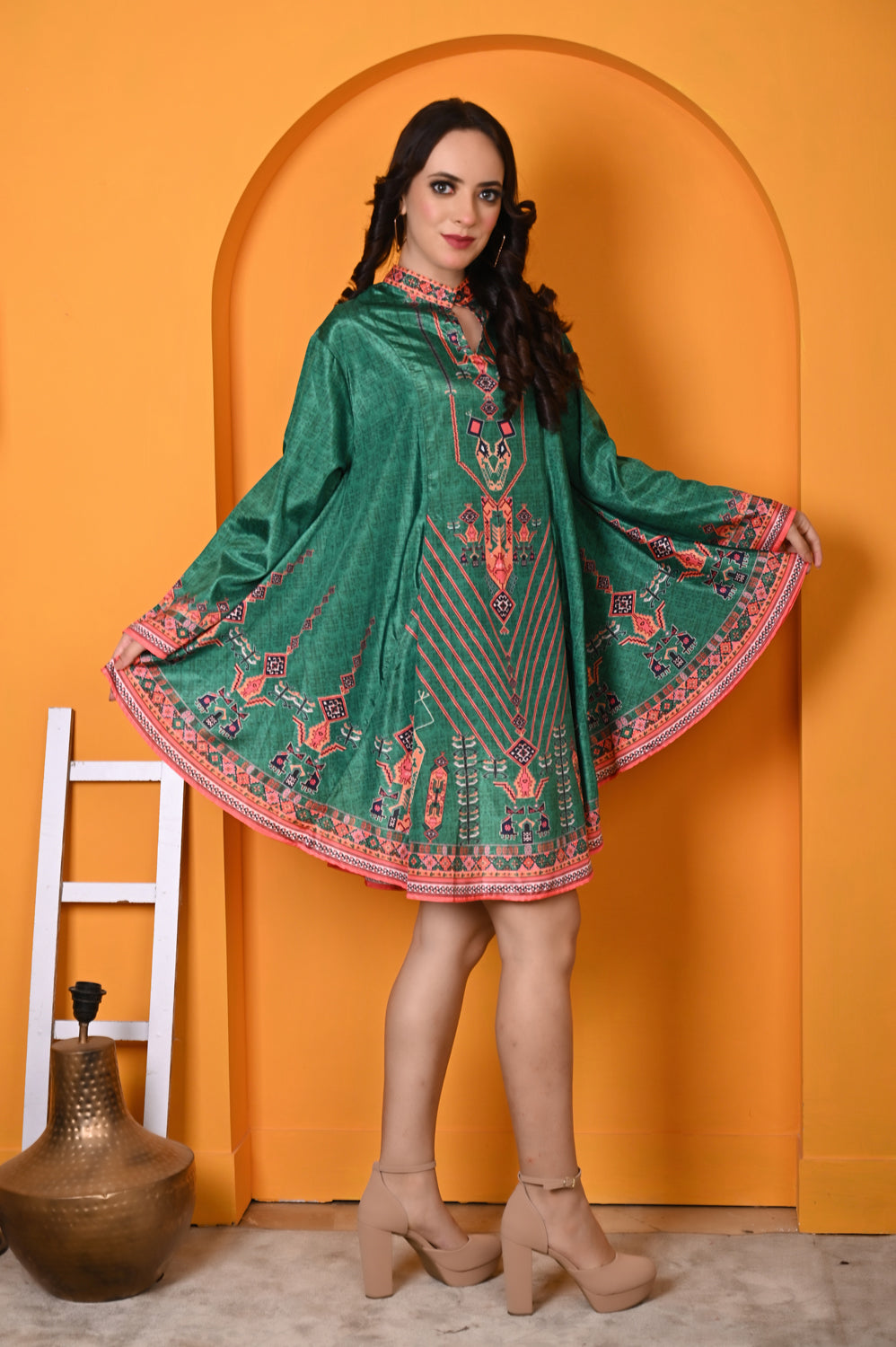 Kinza - Women - Printed Dress For Women Green