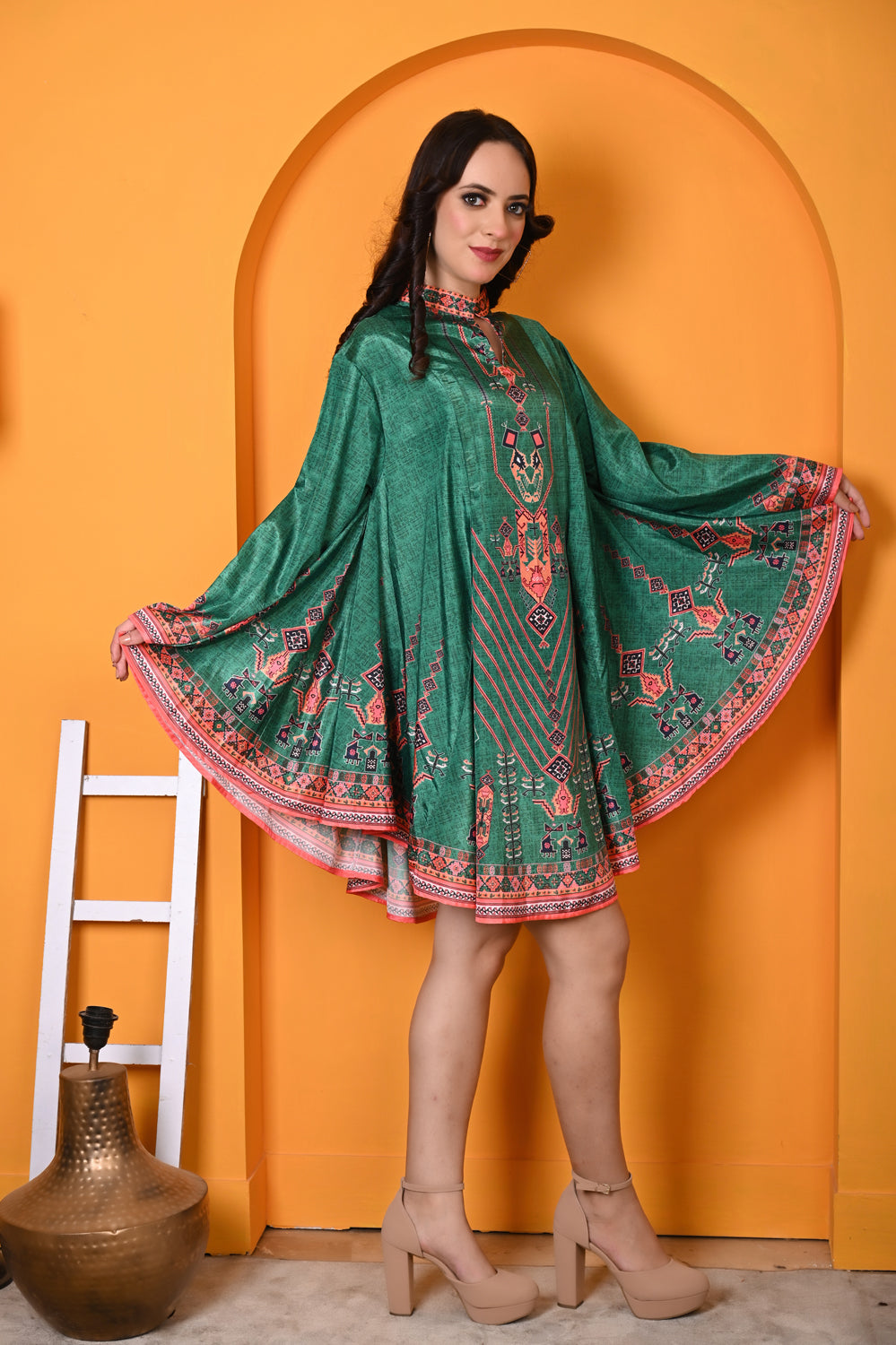 Kinza - Women - Printed Dress For Women Green