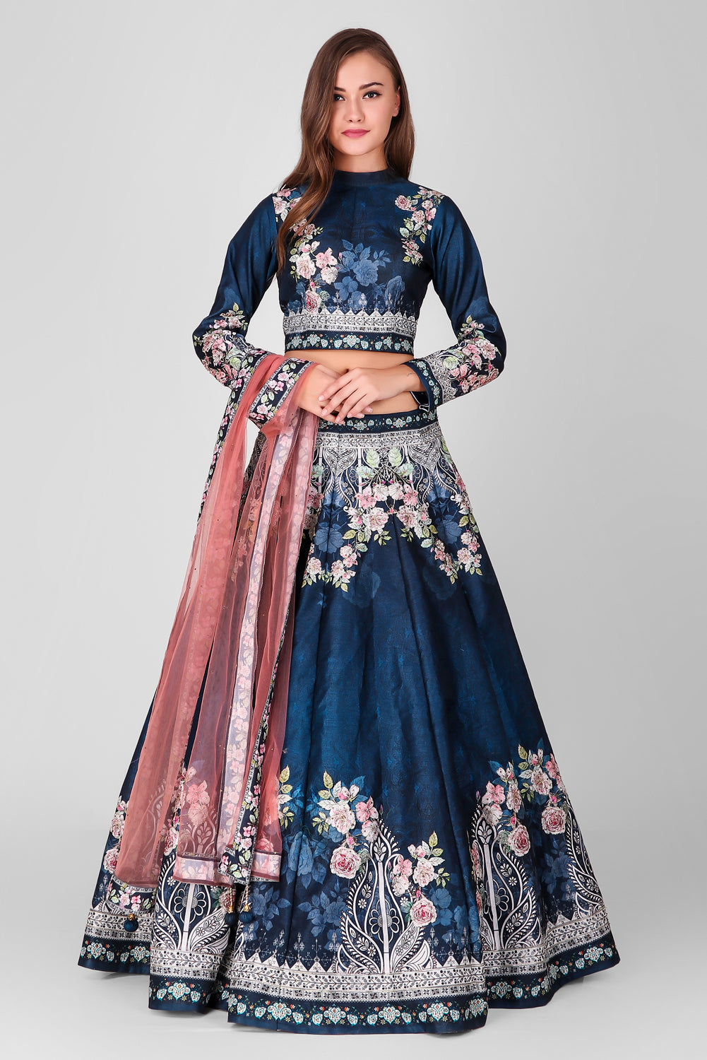 Suzano- Women - Row Silk Lehenga