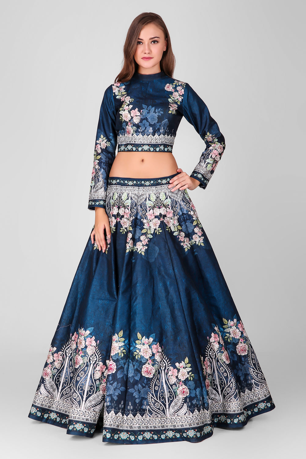 Suzano- Women - Row Silk Lehenga