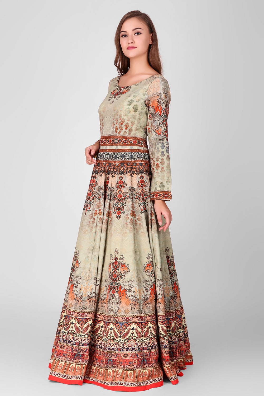 Suzano- Women - Row Silk Lehenga