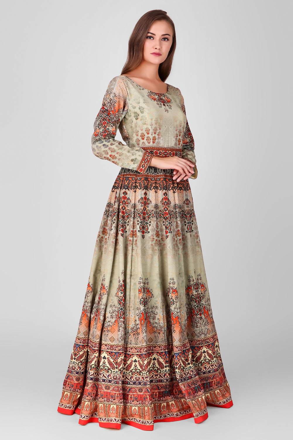 Suzano- Women - Row Silk Lehenga