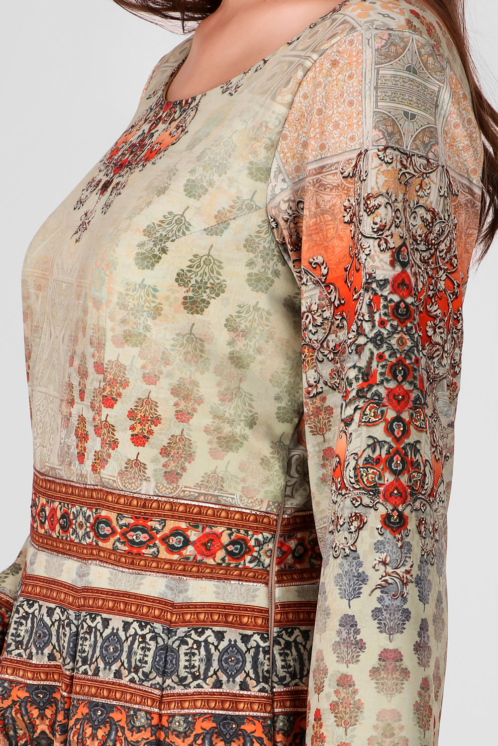 Suzano- Women - Row Silk Lehenga