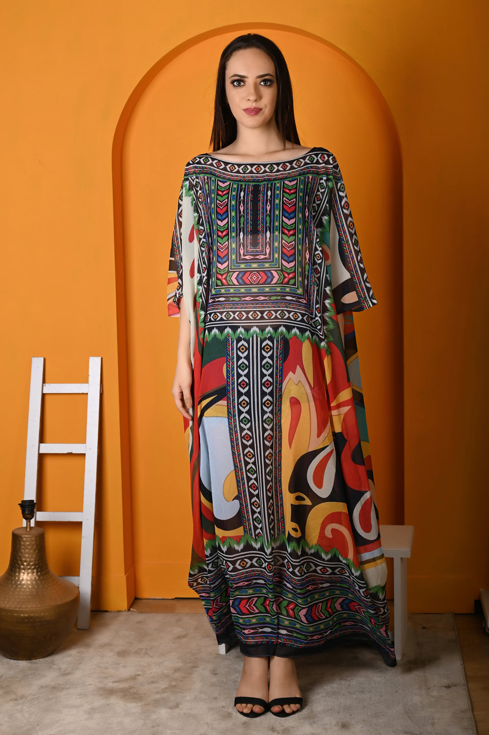 Kinza - Women- Digital Printed Luxury Kaftan For Women