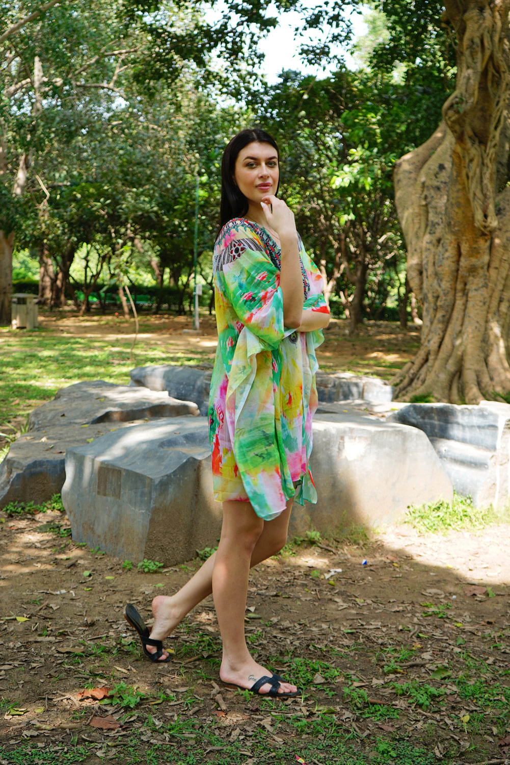 De-Code-Kaftan Dress For Women