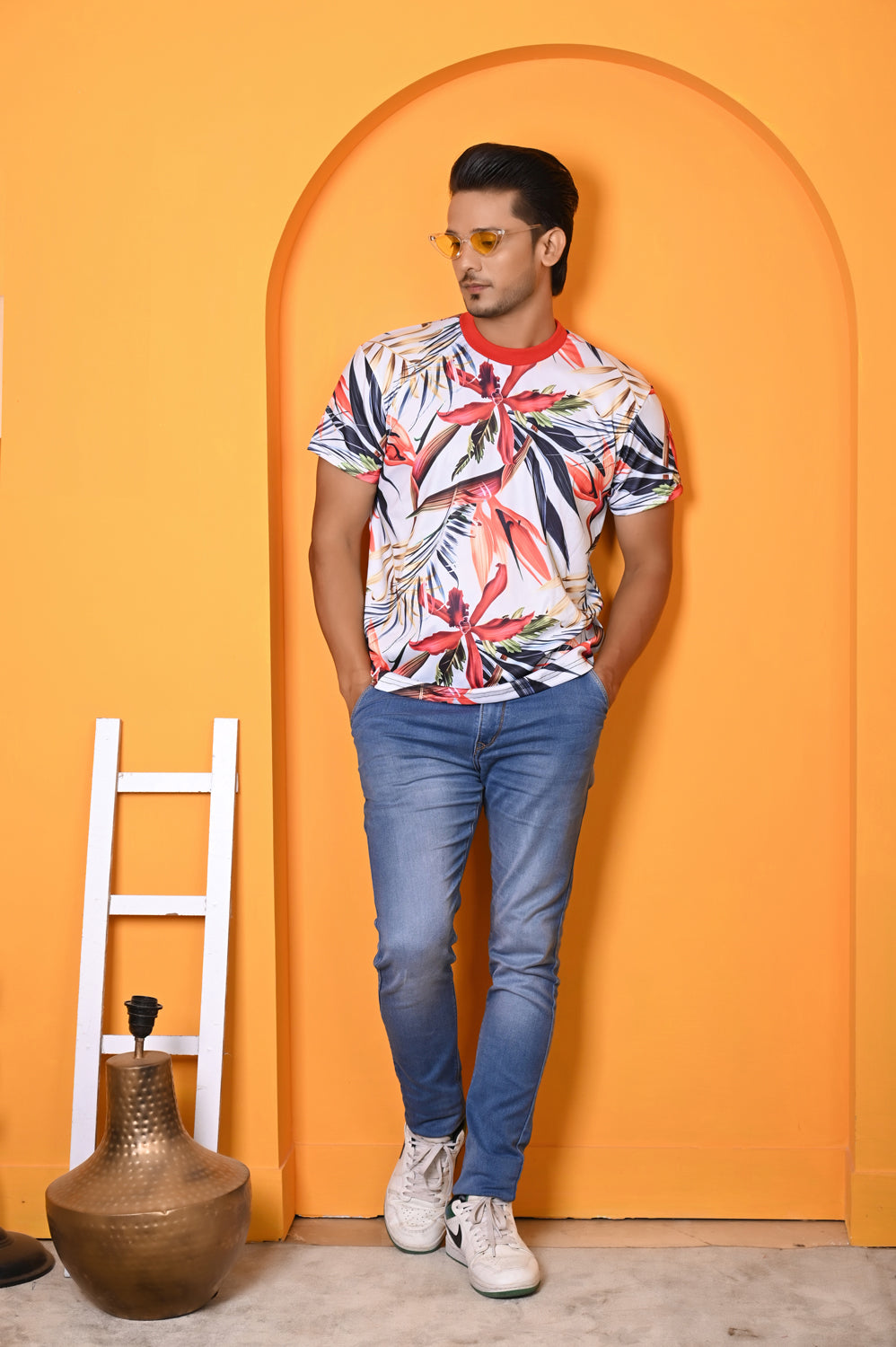 Kinza - Men - Tropical Printed T-shirt