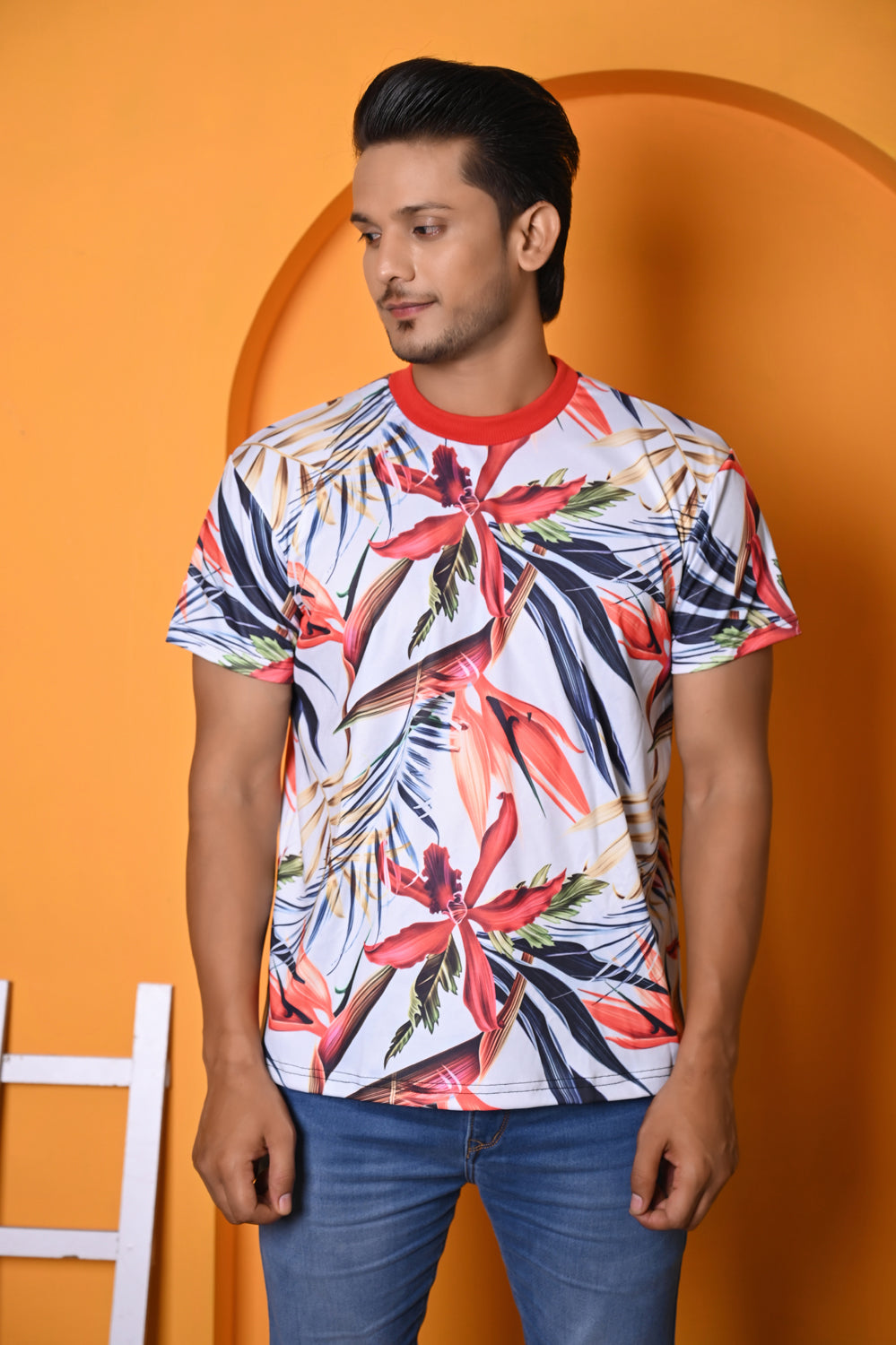 Kinza - Men - Tropical Printed T-shirt