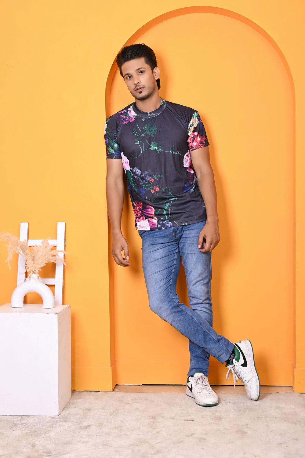 Kinza - Men - Botanical Printed T-shirt